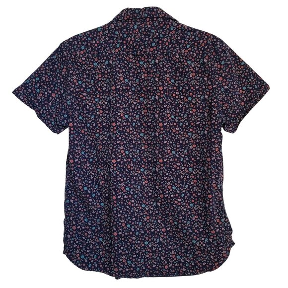 Denim & Flowers Shirt Ricky Singh Short Sleeve, Enjoy The Little Details Small - Picture 2 of 8